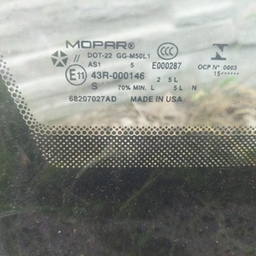 фото thumb №5, Jeep grand cherokee wk2 11-21r стекло перед overland 15r mopar