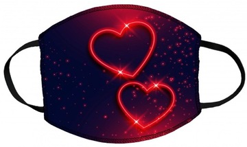 Маска многоразовая с принтом 60°C VALENTINE'S DAY 57