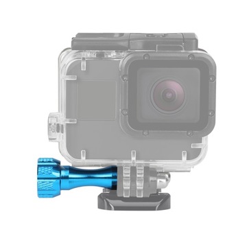 Śruba aluminiowa krótka NIEBIESKA dla GoPro 10 / 9