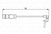 Bosch 1 987 474 901 контакт предупредительный, износ накладок тормозных Киев, фото thumb