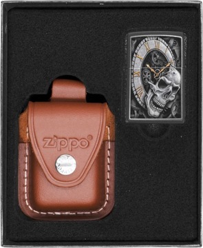 Подарочный набор ZIPPO ЧАСЫ ЧЕРЕП*№2