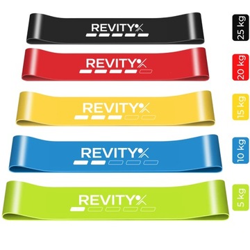 ZESTAW 4 GUM DO ĆWICZEŃ POWER BAND + 5 GUM TAŚM OPOROWYCH MINI BAND PREMIUM