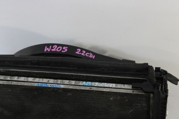 фото thumb №5, Pas переднее перед усилитель радиатор mercedes c-klasa w205 amg 2,2 cdi