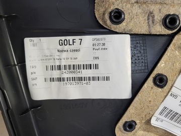 фото thumb №13, Боковина оббивка з двері правий зад vw golf vii 7 5g універсал варіант оригінальний номер eu
