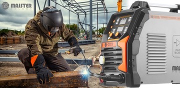 Сварочный аппарат MIG FLUX MMA TIG ALU INVERTER migomat SYNERGIA 255A WIRE MASK
