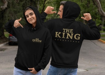 Комплект с капюшоном для пар, подарок King Queen