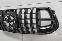 фото thumb №12, Mercedes gle w167 2019+ решётка радиатора panamericana gt brabus стиль чёрный з камера