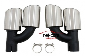 фото thumb №12, Диффузор спойлер audi a4 b9 8w рестайлинг 20- наконечники чёрный sline s4