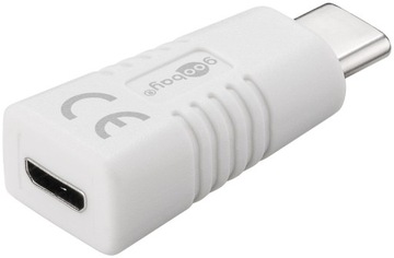 Адаптер usb -c -штекер - Microusb Goobay White Socket