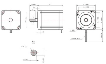 Шаговый двигатель NEMA 34 12Нм 13Нм 6А ОРИГИНАЛ!