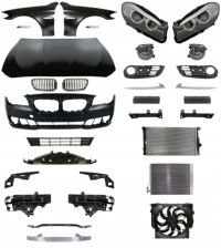 фото thumb №1, Bmw 5 f10 modern 2013-2017 бампер капот лампы pas
