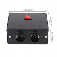 фото thumb №8, Обігрівач 12v/24v радіатор автомобільна farelka