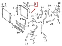 фото thumb №7, Mercedes-benz gle w167 ліва захист радіатора бічна a1675053700oryginalna