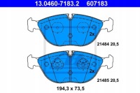 Гальмівні колодки гальмівні ate 13.0460-7183.2 Ціна, фото thumb