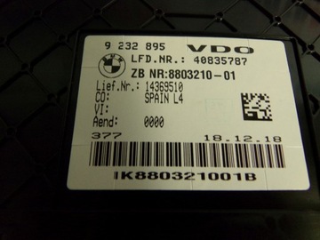 фото thumb №10, Bmw f30 f31 f32 f33 f34 f36 lci спідометр  прилади дизель нове