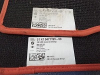 фото thumb №5, Bmw 1 f40 килимки велюрові oem kpl orange 9471193