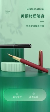 Металлическая перьевая ручка Pimio 916 Natural Series, твердая ручка EF 0,35 мм для каллиграфии