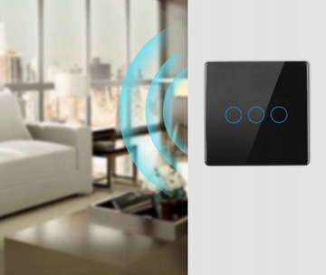 ПЕРЕКЛЮЧАТЕЛЬ 3 КАНАЛА WIFI+RF PS TUYA 3CC СЕРИЯ