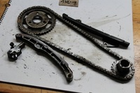 фото thumb №12, Kompletny грм напрямна ланцюг yaris i ii auris corolla e12 1.4 d4 1nd