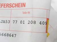 фото thumb №4, Жало ключа renault clio ii kangoo master оригінальний номер 7701208409