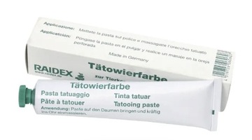 Tusz do znakowania zielony 60g tatuownica farby