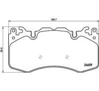 фото thumb №1, Brembo тормозные колодки тормозные land rover discovery v