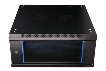 Шкаф настенный стоечный 4U 600×600, черный