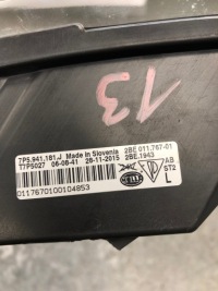 Фара поворотник led drl левый porsche cayenne 7p5941181j Оригинал, фото thumb