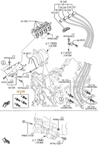 фото thumb №2, 4x свічка запалювання mazda rx-8 se 1.3 renesis оригінал