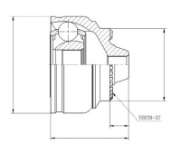 фото thumb №1, Шарнир zew. bmw 5 f10 09-16 6 7 f01 f02 xdrive