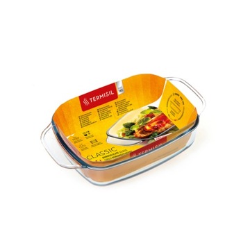 Прямоугольная форма для выпечки объемом 1,4 л, жаропрочная форма Termisil.
