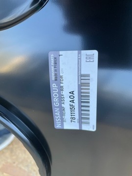 фото thumb №16, Крило лівий зад задній nissan micra k14 17-