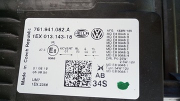 фото thumb №13, Лампа праві перед повний led eu 761941082a volkswagen touareg iii 2018-