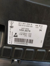 Porsche panamera ii 971 лампа лампы фара full led левая правая kpl Недорого, фото thumb