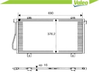 фото thumb №2, Конденсатор радиатор кондиционера [valeo]