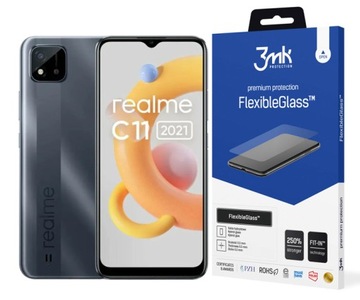 Гибкое стекло 3МК для Realme C11 2021