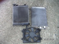 фото thumb №1, Радіатор wody + кондиціонера + вентилятори -комплект - accent'02-'06 benz.