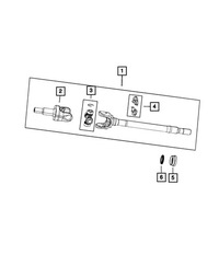 фото thumb №3, Приводной вал левая перед jeep wrangler jl eu + ступица