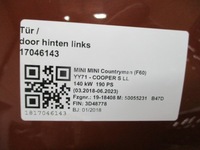фото thumb №6, Дверь левая задние mini countryman f60