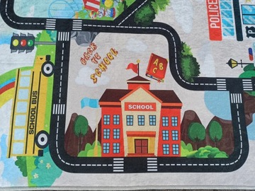 DYWAN PUFFY 574 MIASTO ULICE DROGI 160X230 cm CARS