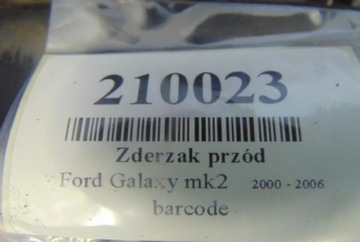 фото thumb №8, Ford galaxy mk2 1.9tdi бампер перед