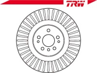 Гальмівні диски гальмівні 2szt mercedes r 300 cdi 251.021 Доставка, фото thumb