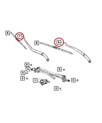 фото thumb №5, Chrysler pacifica важелі важіль двірник перед