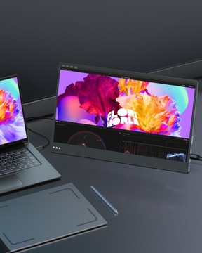 Przenośny monitor do gier UPERFECT 13,3” 4K 60 Hz 1500:1 300 Nit Podstawka IPS