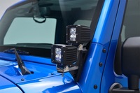 фото thumb №10, Jeep wrangler jk кронштейн лампа na блок двигателя передний