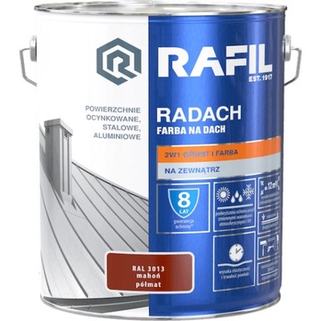 RAFIL Radach RAL3013 полуматовое красное дерево 10 л