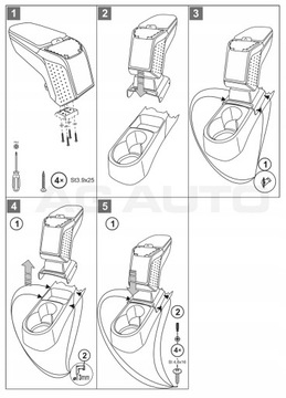фото thumb №7, Подлокотник з адаптер do seat toledo, 2012-2019, arm2-black