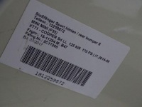 фото thumb №14, Mini one cooper f55 13-19 задний бампер bez pdc лампы 850 pepper белый