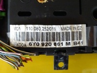 фото thumb №5, Спидометр манометр приборы skoda fabia i 1.2 бензин 6y0920861m nr353
