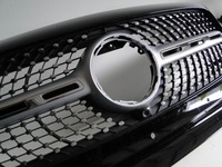 фото thumb №9, Mercedes glb x247 247 передній рестайлінг решітка радіатора решітка amg діамант
